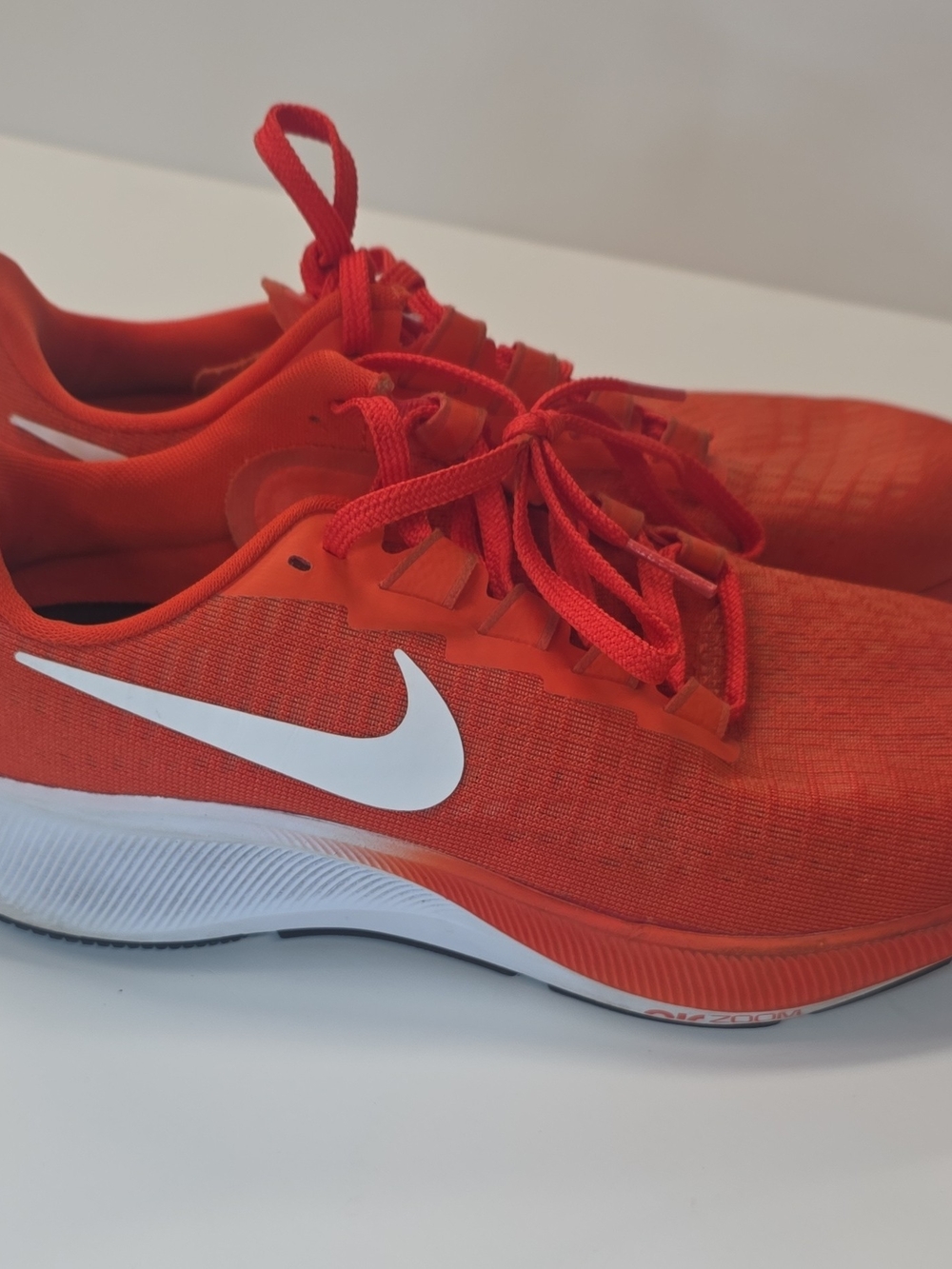 Nike Air Zoom Pegasus 37 Team Orange White Black Low Top Lace-Up CJ0506-802
